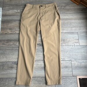 Public Rec Gamechanger 5 Pocket Pants Stretch Khaki Tan Sz 34 X 32